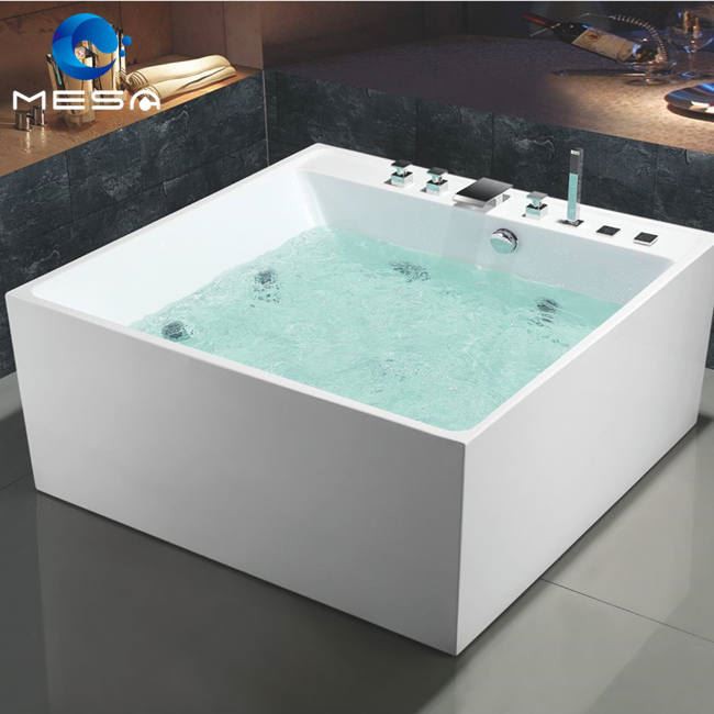 Acrylic massage bathtub