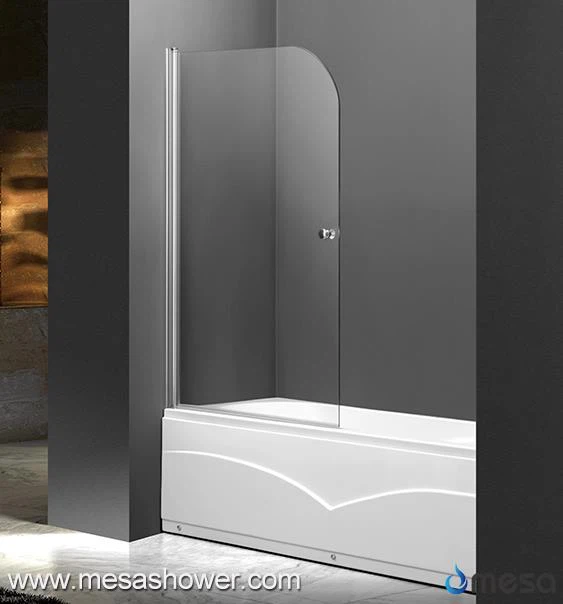 Novi jednostavan dizajn Pivot Clear stakla okvira bez kupka kadom zaslona