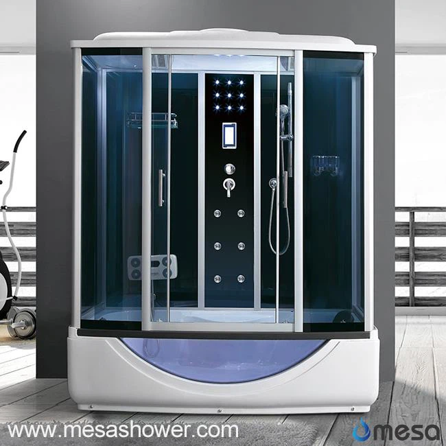Velika staklena masaža u kadi i kabini s tuš kabinom Combo MER-1177
