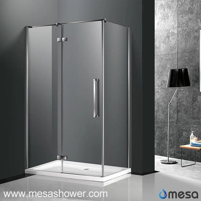 Kutni dizajn pravokutni oblik Okvirni tuš kabinet s zglobnim vratima