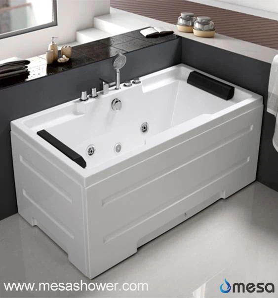 Tubularna akrilna dvokrevetna kupka s hidromasažnom kadom