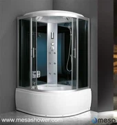 Kutna kupaonica s tušem za tuširanje