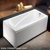 Nova jednostavna ugradnja u kutu Kupaonica Kada s ovalnim interijerom