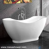 Europa Stil Bijeli Akril Slobodno Stojeće Kupanje Kupanje Spa MEC3159