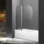 Uokvirena vrata neobrađenih tuševih vrata s kaljenim staklenim materijalom