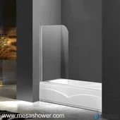 Frameless kada tuš vrata od kaljenog stakla materijal