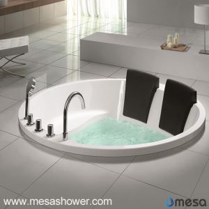 Dvije osobe velike veličine bijele akrilne kružne kapljice