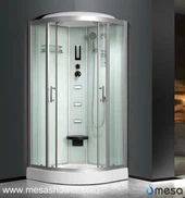 Kutija sektora kaljenog stakla tuš kabina s sjedalom i ladicom