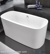 Bijeli samostojeći kada jednostavnog i modernog dizajna