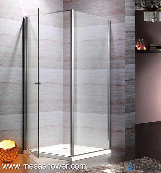 Square Corner Pivot Vruća prodaja Clear Clear Glass Door Tuš