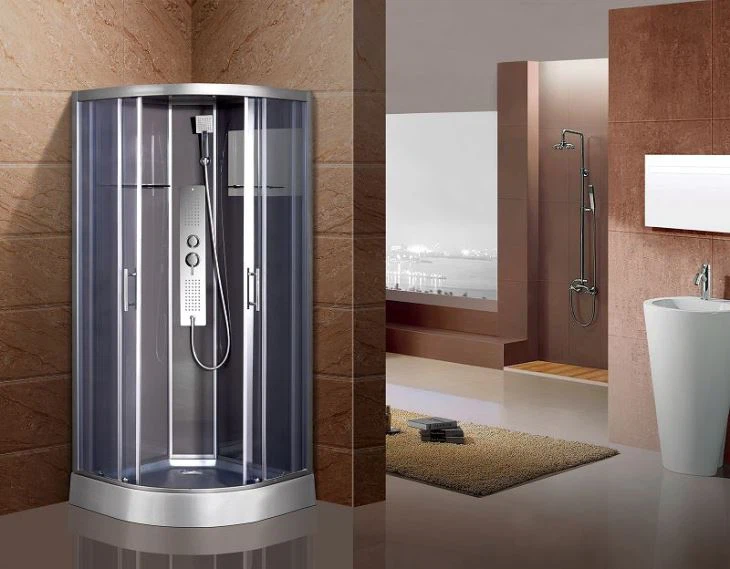 Tuš kabina s velikim sektorom